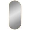 vidaXL Wandspiegel Golden 90x40 cm Oval