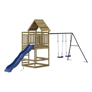 vidaXL Spielturm Impr&auml;gniertes Kiefernholz
