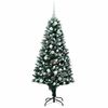 vidaXL Künstlicher Weihnachtsbaum mit 150 LEDs mit Ständer Grün 150 cm