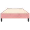 vidaXL Boxspringbettgestell Rosa 80x200 cm Samt