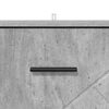 vidaXL Nachttisch Betongrau 38 x 38 x 66 cm Holzwerkstoff