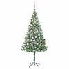 vidaXL K&uuml;nstlicher Weihnachtsbaum Gr&uuml;n 180 cm PVC und Stahl