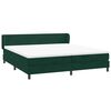 vidaXL Boxspringbett mit Matratzen Dunkelgr&uuml;n 180x220 cm Samt