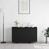 vidaXL Sideboard Schwarz 120 x 41 x 75 cm Holzwerkstoff