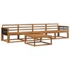 vidaXL Outdoor-Sofagarnitur 5 pcs Natur Massivholz Akazie
