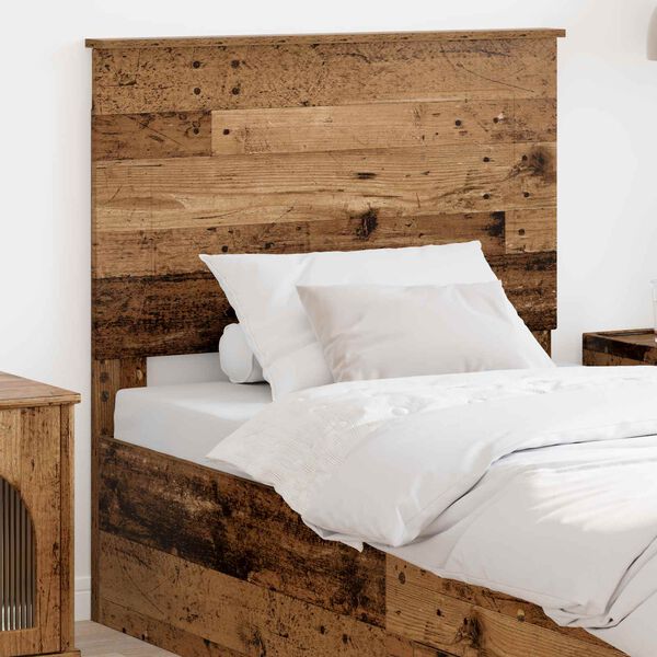 vidaXL Kopfteil Altholz 90 cm Holzwerkstoff