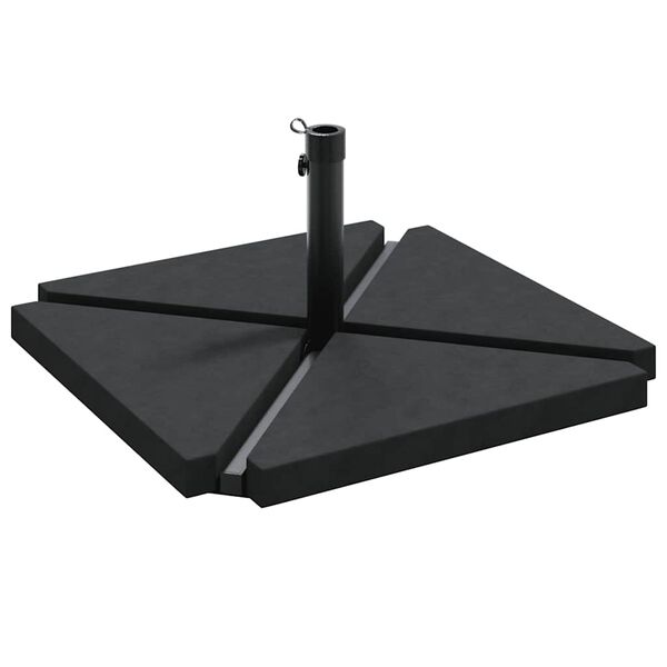 vidaXL 5-tlg. Sonnenschirmst&auml;nder-Set Granit und Stahl