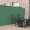 vidaXL Gartenzaun Doppelseitig Gr&uuml;n 1,8x5 m PVC