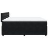 vidaXL Boxspringbett mit Matratze Schwarz 180x200 cm Samt
