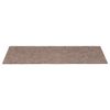 vidaXL Stufenmatten Selbstklebend 10 Stk. 65x21x4 cm Hellbraun Rechteckiger Rand