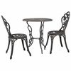 vidaXL 3-tlg. Bistro-Set Aluminiumguss