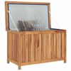 vidaXL Gartenbox 90x50x58 cm Massivholz Teak