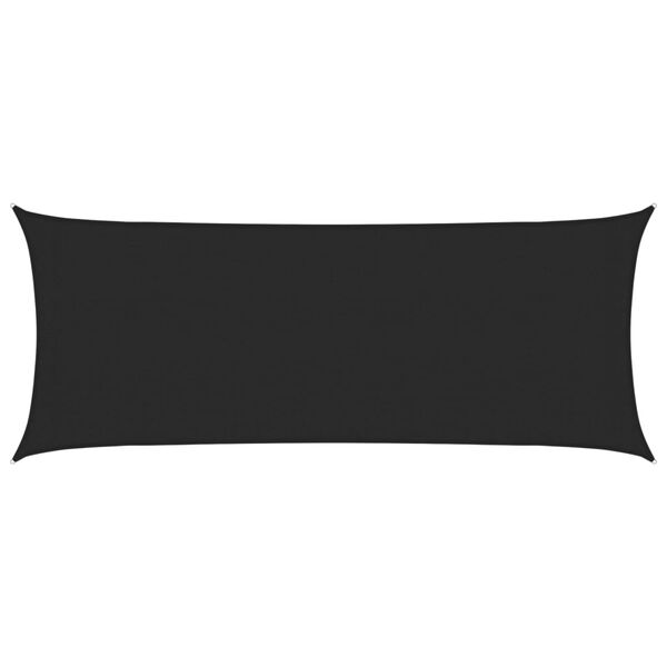 vidaXL Sonnensegel 160 g/m&sup2; Schwarz 2x4,5 m HDPE