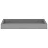 vidaXL Loggia Wandregale 2 Stk. Grau 40x15x4 cm MDF