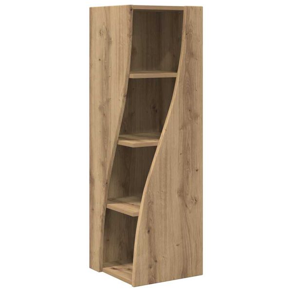vidaXL Eckschrank Artisan-Eiche 32x32x102cm Holzwerkstoff