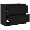 vidaXL TV-Schrank Schwarz 60x35x54 cm Holzwerkstoff