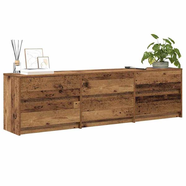 vidaXL TV-Einheiten 2 pcs Altholz 180 x 34 x 50 cm Holzwerkstoff
