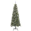 vidaXL K&uuml;nstlicher Weihnachtsbaum mit 300 LEDs mit St&auml;nder Gr&uuml;n 240 cm