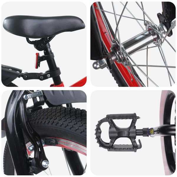 vidaXL Kinderfahrrad 20 Zoll f&uuml;r 6-11 Jahre alt Blau Schwarz