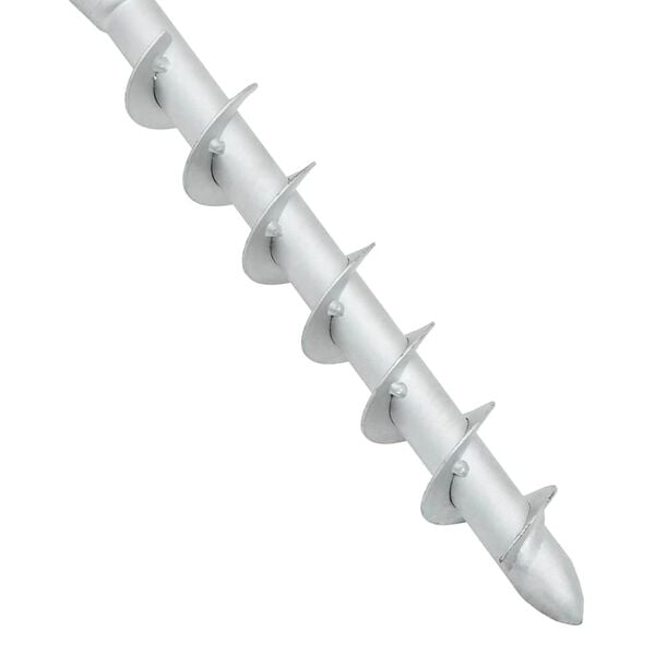 vidaXL Bodenh&uuml;lse f&uuml;r Sonnenschirm mit Stange 16x16x52 cm Stahl