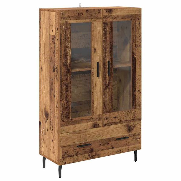 vidaXL Highboard Altholz 69,5 x 31 x 115 cm Holzwerkstoff