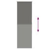 vidaXL Verdunkelungsrollo Grau 40x175 cm Stoffbreite 35,7 cm Polyester