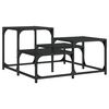 vidaXL Couchtisch Schwarz 68x68x40 cm Holzwerkstoff