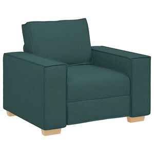 vidaXL Sofa Stuhl Dunkelgr&uuml;n 100x78x84 cm Stoff