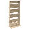 vidaXL Magazinregal Sonoma-Eiche 70 x 41 x 156 cm Holzwerkstoff