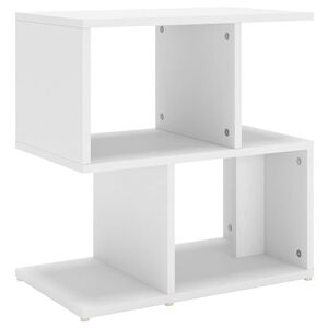 vidaXL Nachttisch Wei&szlig; 50x30x51,5 cm Holzwerkstoff