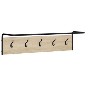 vidaXL Garderobenst&auml;nder Sonoma-Eiche 100 x 30 x 25 cm Holzwerkstoff