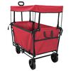 vidaXL Klapp-Handwagen Rot 105 x 56,5 x 116 cm Oxford-Stoff