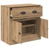 vidaXL Highboard Artisan-Eiche 70 x 35,5 x 67,5 cm Holzwerkstoff