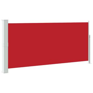 vidaXL Ausziehbare Seitenmarkise 140x300 cm Rot