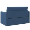 vidaXL Schlafsofa 110cm Blau Stoff