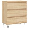 vidaXL Sideboard Sonoma-Eiche 60x35x70 cm Holzwerkstoff