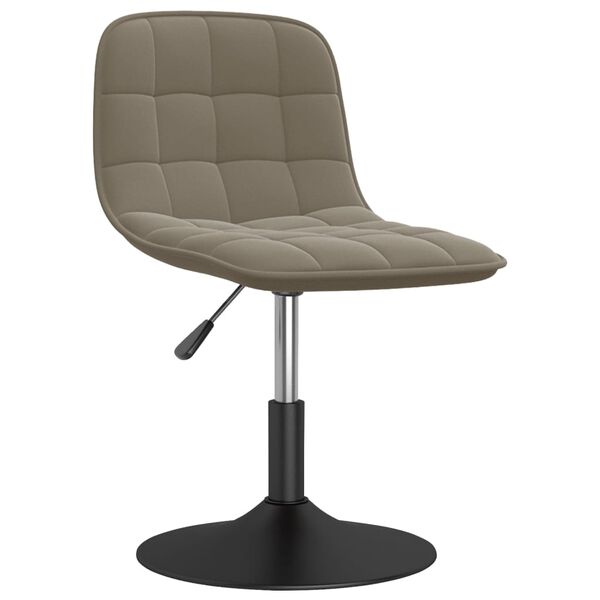 vidaXL Barhocker Hellgrau Samt