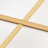 vidaXL Schiebetür Golden 76x205 cm Matt ESG-Glas und Aluminium
