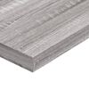 vidaXL Wandregale 4 Stk. Grau Sonoma 100x10x1,5 cm Holzwerkstoff
