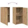 vidaXL Lagerschrank Artisan-Eiche 50x45x103,5 cm Holzwerkstoff