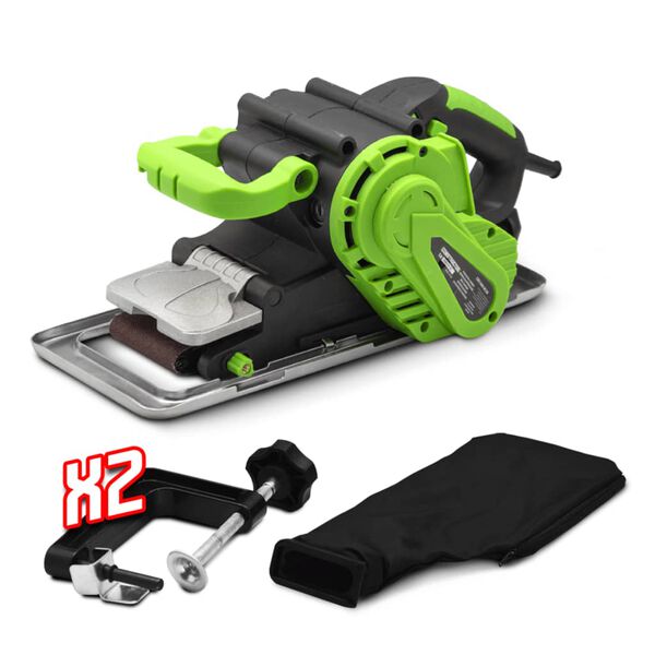 CONSTRUCTOR 2-in-1 Bandschleifer mit 5 Schleifmitteln 1010 W