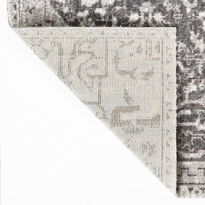 vidaXL Outdoor-Teppich Flachgewebe 115x170 cm Hellgrau