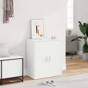 vidaXL Schuhschrank Wei&szlig; 60x35x70 cm Holzwerkstoff