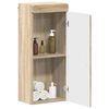 vidaXL Badezimmer-Wandschrank TULUM Sonoma-Eiche 37 x 24,5 x 86 cm
