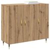 vidaXL Sideboard Artisan-Eiche 90 x 34 x 80 cm Holzwerkstoff