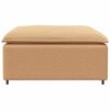vidaXL Modulares Sofa Fu&szlig;hocker-Modul Beige 100x100x48 cm