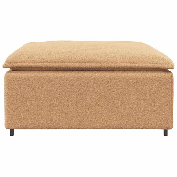 vidaXL Modulares Sofa Fu&szlig;hocker-Modul Beige 100x100x48 cm