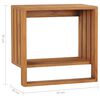 vidaXL Handtuchregal zur Wandmontage 35×20×35 cm Teak Massivholz
