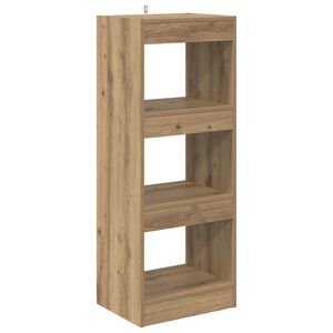 vidaXL B&uuml;cherregal 3 Ebenen 37 x 30 x 103 cm Holzwerkstoff Braun