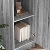 vidaXL Highboard Grau Sonoma 35 x 39 x 168 cm Holzwerkstoff